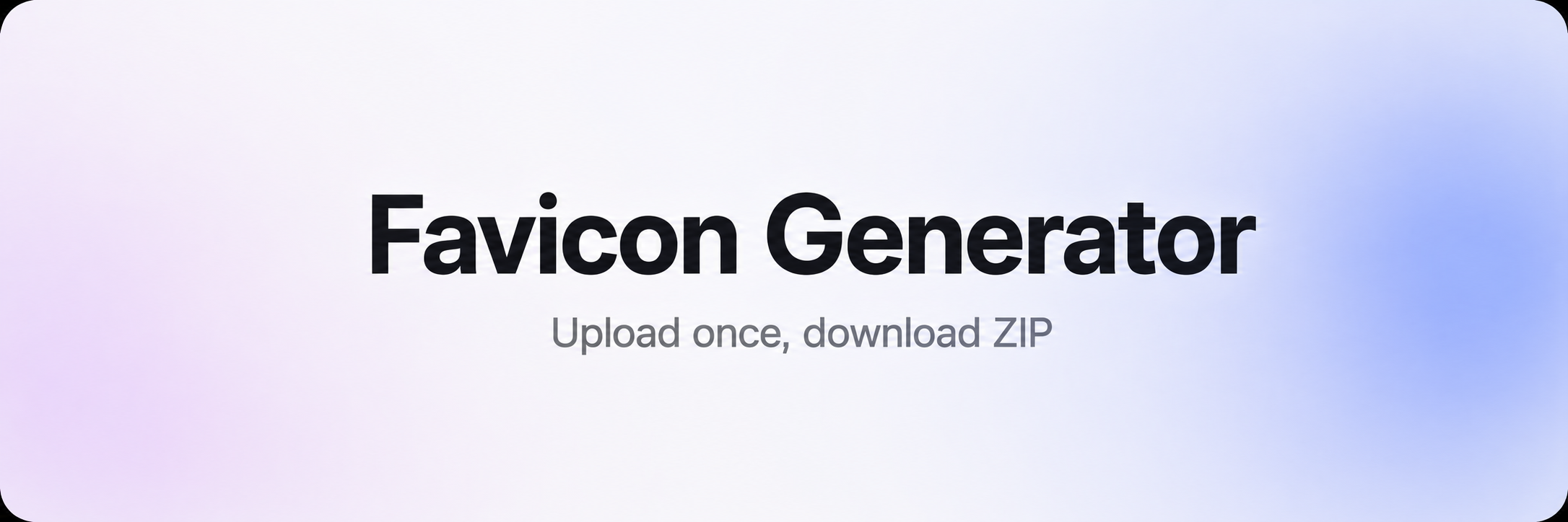 Favicon Generator